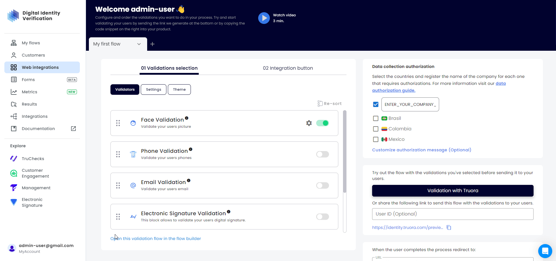 Members and Roles section alternative