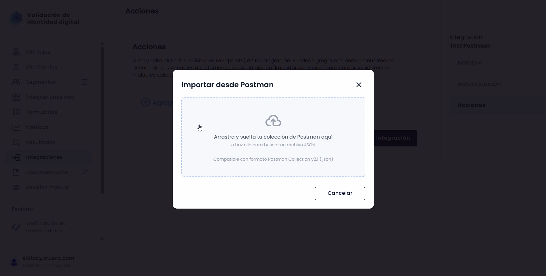 select postman collection