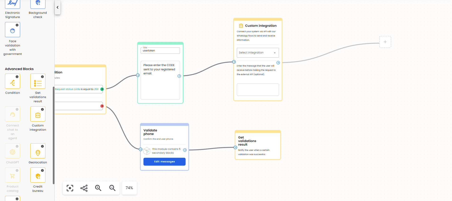 Custom integration block 2