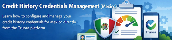 Credit History Credentials Management (Mexico)
