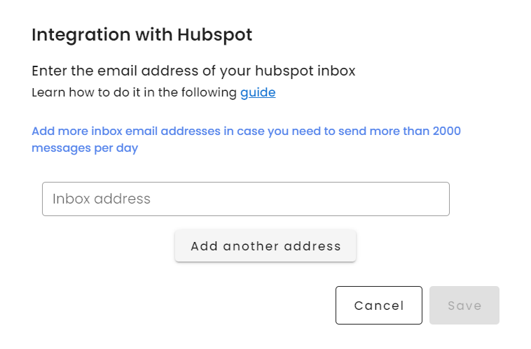 Email integration