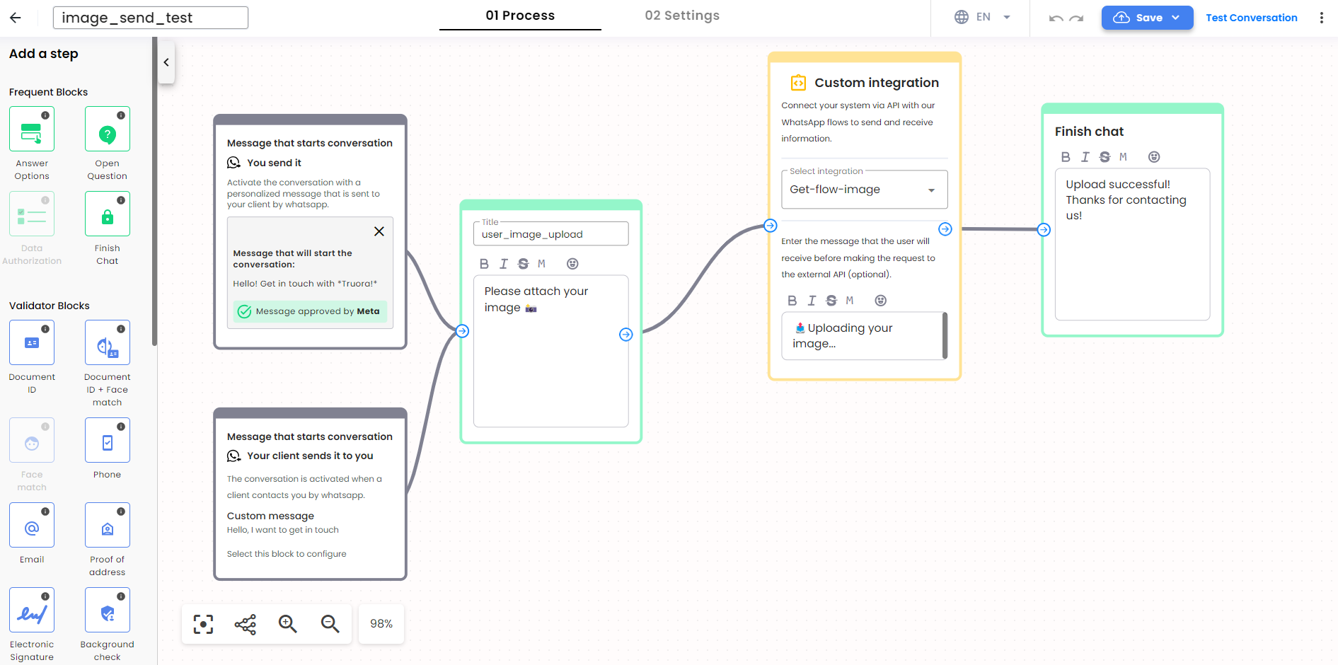 Get Image Test Flow 