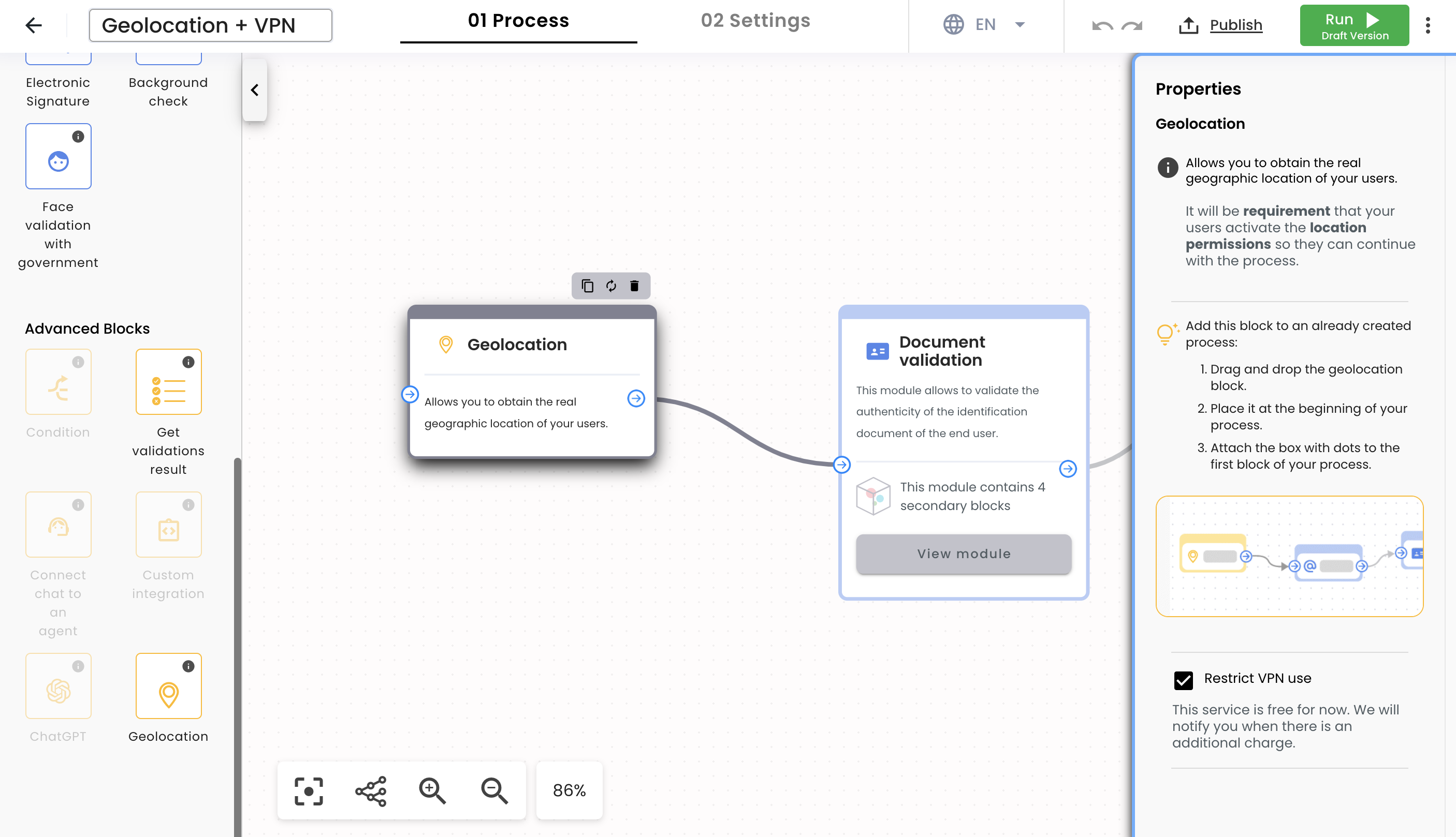 Geolocation and VPN detection