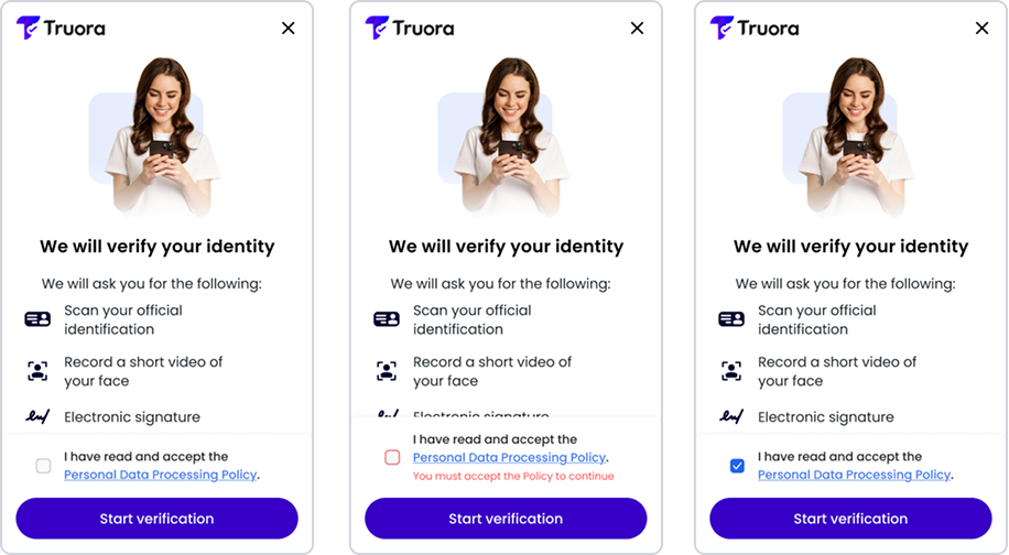 User experience flow with button disabled