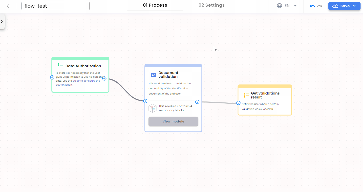 Configuration in the Flow Builder