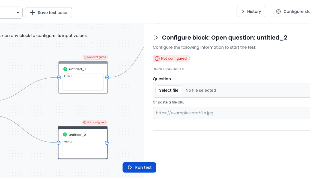 block file sidebar