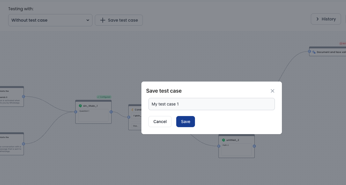 save test case