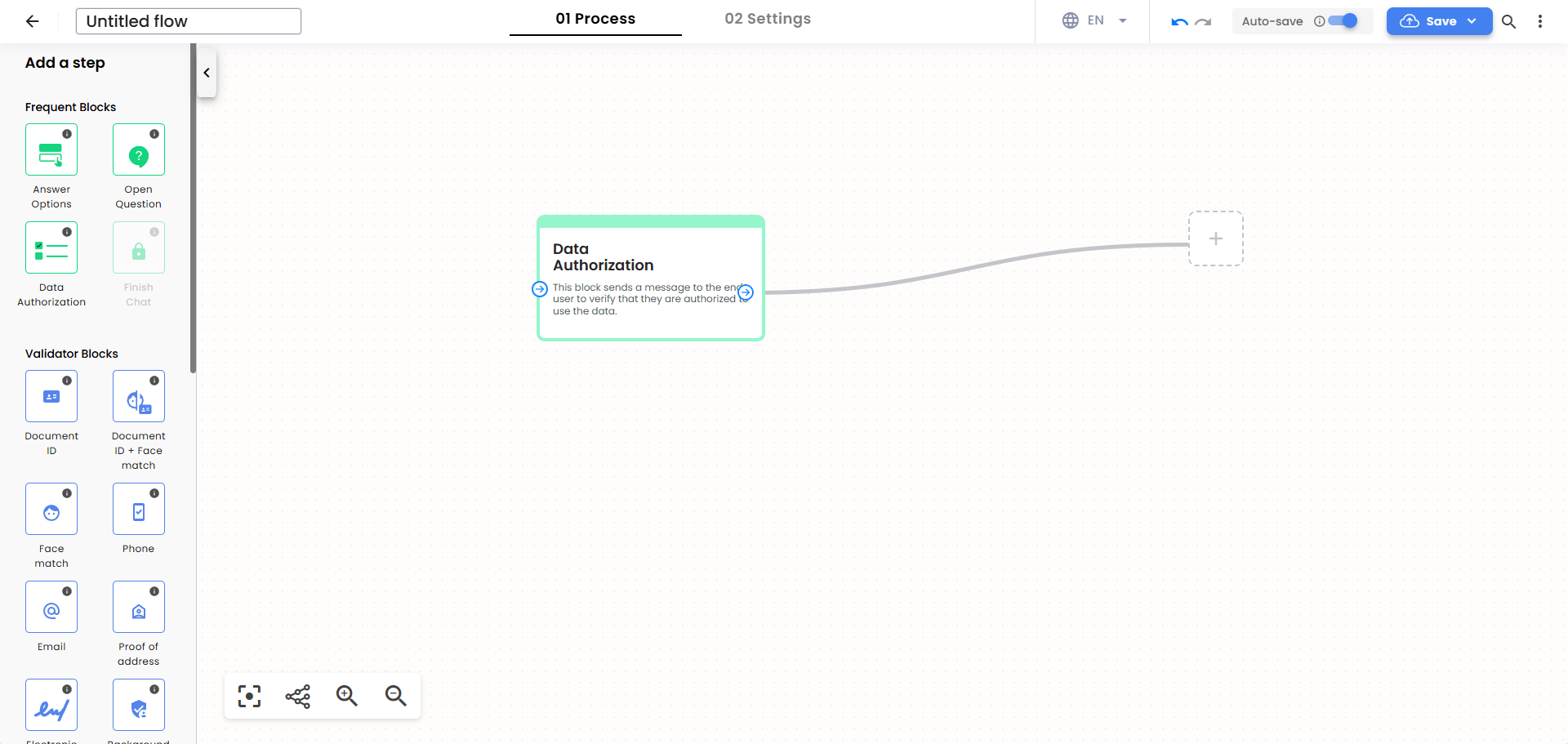 drag and drop flowbuilder